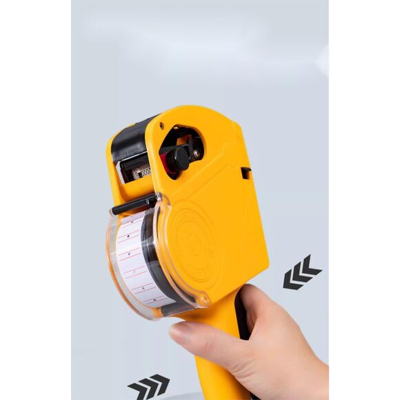 NWT Yellow Price Labeler with 1 Paper Roll, 1 Ink Core, 1 Rolle - Picture 2 of 8